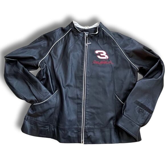 Vintage Dale Earnhardt Sr #3 Wilsons Leather Jacket Chase Authentics • XL - Picture 2 of 16